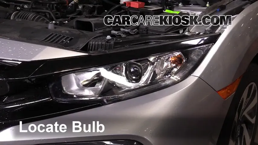 2018 Honda Civic LX 2.0L 4 Cyl. Hatchback Lights Daytime Running Light (replace bulb)